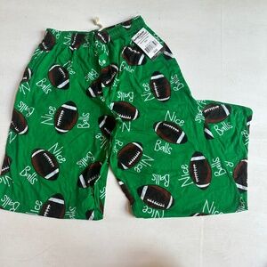 NWT Fun Boxers Loungewear Nice Balls Football Pajama Pants